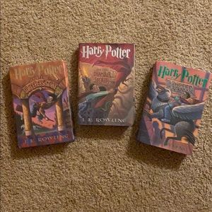 First Edition Harry Potter books 1, 2 & 3